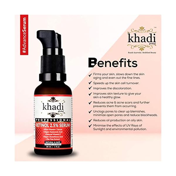 Tellmeprice & Features Khadi Global Retinol Deep Wrinkle Repair Serum