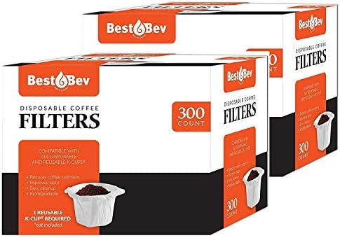 Brew Addicts Disposable K-Cup Paper Coffee Filters