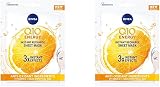 NIVEA Q10 + C Power Anti Wrinkle Energy Sheet Mask Pack of 2