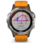 Garmin Unisex - Adult Fēnix 5 Plus Sports Watch, Orange/Grey, TU EU - Image 3