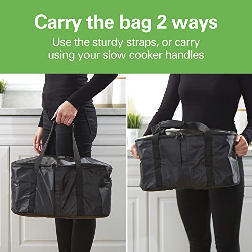 Hamilton Beach Portable Slow Cooker Travel Bag, Insulated Carrier Case