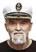 Mustaches Self Adhesive, Novelty, Van Dyke Fake Beard, False Facial Hair, Costume Accessory for Adults, Gray with White Color