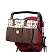 SoHo Canvas Diaper Tote Bag 7pc, Brown Owls