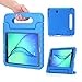 MoKo Samsung Galaxy Tab A 8.0 2015 Case - Kids Shock Proof Convertible Handle Light Weight Super Protective Stand Cover Case for Galaxy Tab A 8.0 2015 Tablet SM-T350, BLUE (NOT FIT 2017 Tab A 8.0)