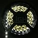 Cool White LED Light Strip, High Density 5050 - 16.4 Feet, 300 LEDs, 5000K, 218 Lumens per Foot. 12V DC