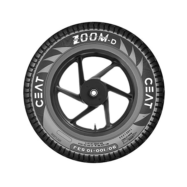 Ceat Zoom D 90/90 12 54J Tubeless Scooter Tyre,Front or Rear