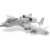 Gonli 961pcs A-10 Warthog Plane Building Toys Sets Fighter Jets Building Blocks WW2 Airplane Military Model Kits Ideal Gifts for Adult