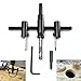 KING DO WAY Adjustable Circle Cutter Drill Bit Kit Metal Wood Twist Hole DIY Tools 30~120mm
