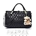 Soperwillton Women Handbag Top Handle Satchel Shoulder Tote Bag Purse Set 4PCS
