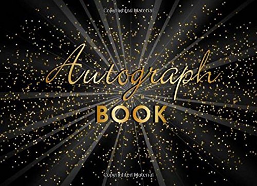 image for Autograph Book: Memory Book, Signature Celebrity Memorabilia Album Gif