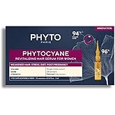 PHYTO | Phytocyane Lightweight Hair Serum/Conditioning Scalp Serum/Hair Nourishing Formula for Women, 12 vials of 0.16 fl.oz.