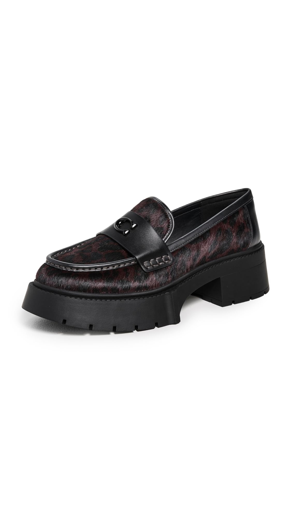 Leah Platform Leopard Print Loafer