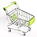 Vktech Mini Shopping Cart Supermarket Handcart Shopping Utility Cart Mode Storage Toy (Green)