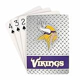 NFL Minnesota Vikings Diamond Plate Playing Cards