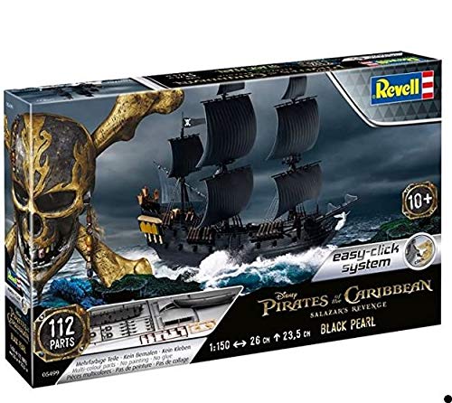 Revell Pirates Of The Caribbean - The Black Pearl 1:150 Scale Model No. 05499 | 112 Parts