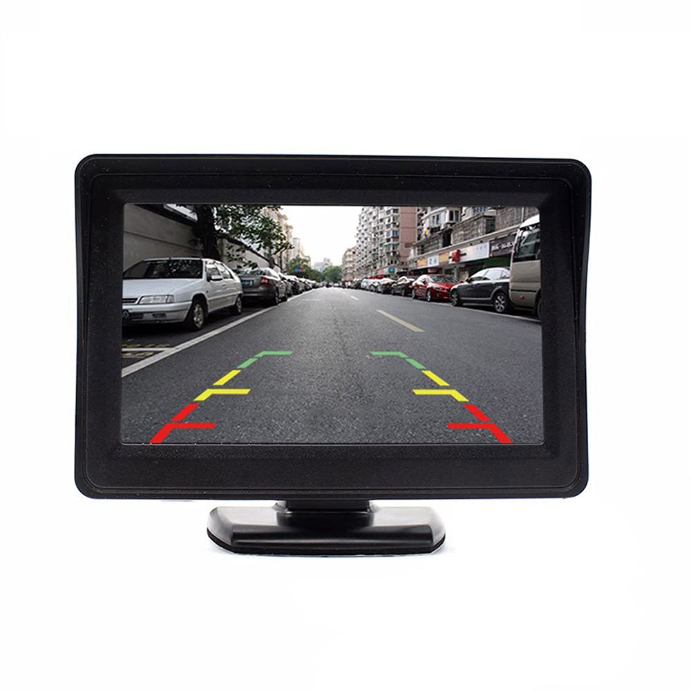 TFT LCD Car Monitor Car View Monitor Colour LCD TFT Monitor Screen Rear View Mirror (4.3 Inch Monitor)