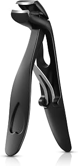BEZOX Angled Head Nail Clippers for Seniors Thick Nails Black view 9