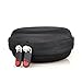 Hard Carrying Case Storage Bag with Foam Insert Black for 11 Bottle Young Living/Doterra Oils 1ml / 1.5ml / 2ml / 3ml Essential Oil by Hermitshell