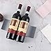 BESTONZON European Style Wine Rack Countertop Plastic Wine Bottle Display Mat Can Easy Stacker Storage Rack for Kitchen (Dark Grey)