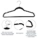 SONGMICS Velvet Hangers 50 Pack, Non Slip, 0.18 Lbs per Hanger, Durable, 0.2