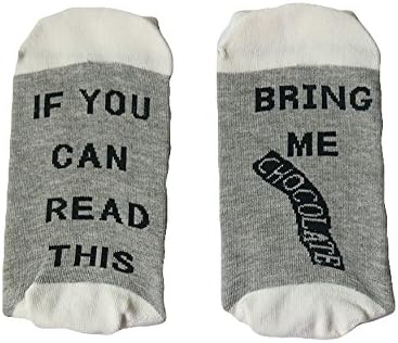 Must Rose Unisex Cotton Socks IF YOU CAN READ THIS Talking Socks FUCK OFF Crew Socks