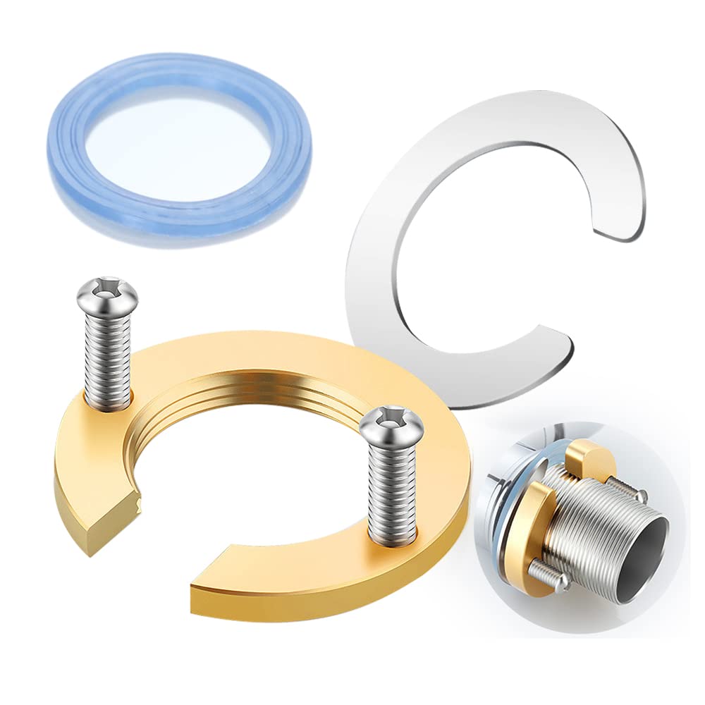 HuaLiSiJi Tap Fixing Bolt Faucet Fixing Accessories Installation Tool Faucet Fixing Tool Perfectly Fits The (Gold)