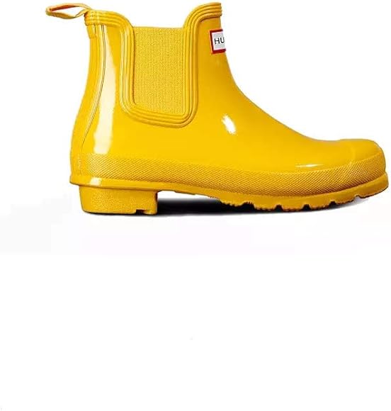 yellow chelsea hunter boots