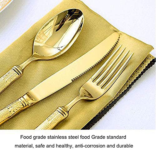 Utensil-Set-Silverware-Set-Cutlery-Knife-Sets-Cutlery-Flatware-Set-304-Stainless-Steel-Dinnerware-Set-Kitchen-Silverware-Tableware-Silver-16-Piece-Service-for-4Flatware-Set