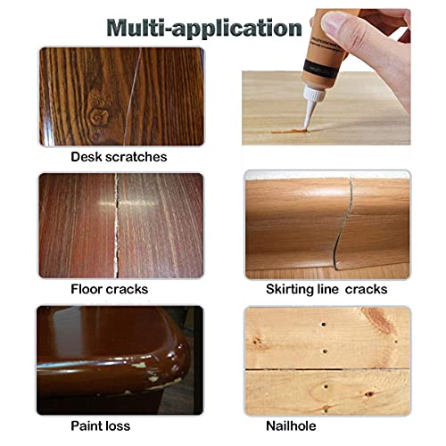 SEISSO Wood Furniture Repair Kit, Wood Floor Scratch Repair Kit, Wood