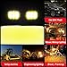 2PCS LED Lights Bar,4Inch 4D Lenses 36W Triple Yellow(Amber) Pods Row Beam,Waterproof Flood Spot Comb Driving Fog Light,for Truck Off Road Jeep SUV ATV UTV Boat