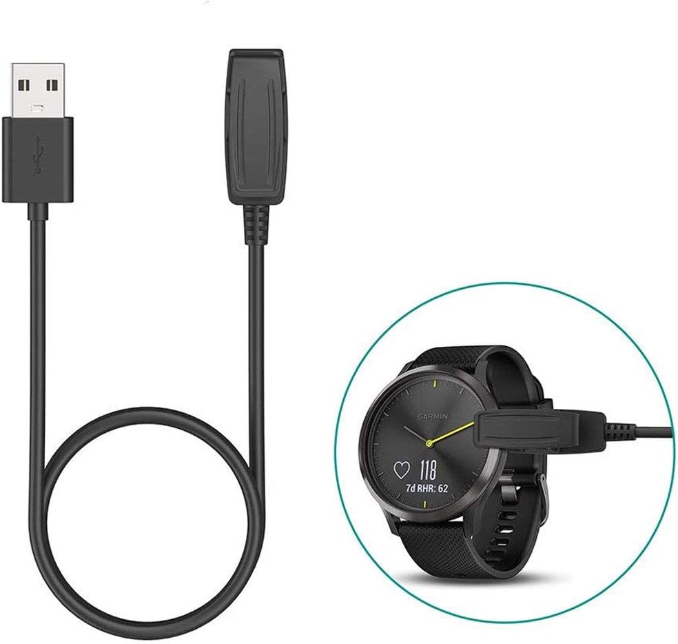 TECHGEAR Charger Compatible with Garmin Forerunner 235/35/ 64/230/ 630/645/ 645 Music/ 735XT/ Vivomove HR/Approach S20/ G10 Smart watch - Image 4