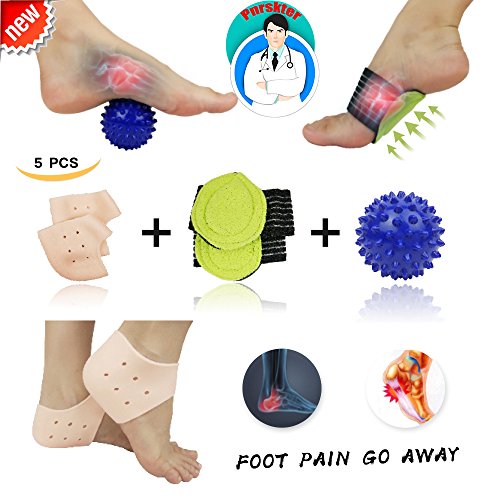 Plantar Fasciitis Inserts, Toe Separators, Massage Ball
