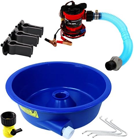 Blue Bowl Concentrator Kit with Pump and Leg Levelers Gold Mining Equipment