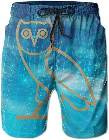Drake_Gold_OVOXO_ Mens Watersports Fit Performance Swim Trunk Boardshorts Pants