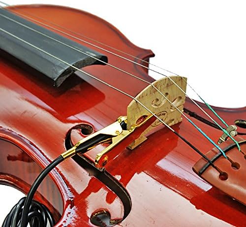 Wuxic Clip Pickup for Violin,Viola,Cello, with Electret Microphone Built-in (1.5meter)