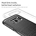 Samsung Galaxy S8 Case, Ubittek Resilient Shock Absorption and Carbon Fiber Design Case for Samsung Galaxy S8 (2017) - Black