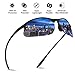 JULI Polarized Sports Sunglasses for Men Women Tr90 Unbreakable Frame for Running Fishing Baseball Driving MJ8002