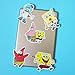 100 PCS Spongebob Squarepants Stickers Cartoon Waterproof Stickers Car Laptop Helmet Luggage Vintage Skateboard Wall Decor Gift for Kids