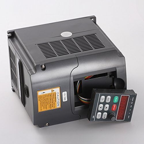 Konmison VFD Drive VFD 110V 1.5KW 3HP VFD Inverter Variable Frequency Drive Inverter for Spindle Motor Speed Control (110V 1.5kw VFD)