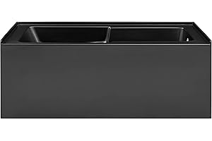 Swiss Madison Well Made Forever SM-AB540MB Voltaire Skirted Alcove Bathtub, 60" x 30", Matte Black