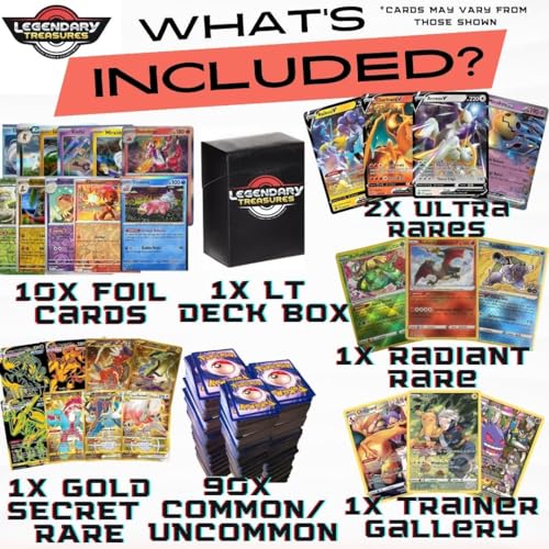 Legendary Treasures Limited Edition Golden Deck Box Bundle 100