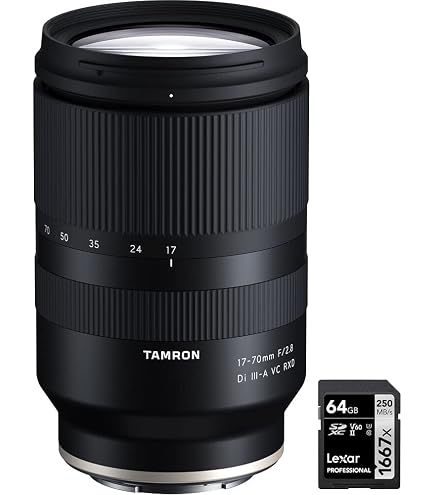 Amazon.com : TAMRON 17-70mm F/2.8 Di III-A VC RXD Zoom Lens for
