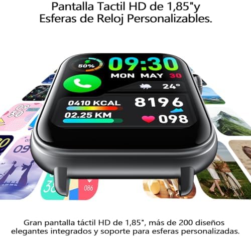 Reloj Inteligente Hombre Mujer con Llamadas Bluetooth