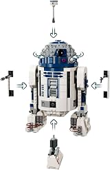 LEGO Star Wars 75379 R2-D2 Building Toy with Darth Malak Minifigure view 4