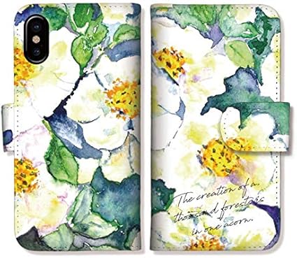 Amazon Chatte Noir Galaxy S5 ケース Galaxy S5 カバー ギャラクシー S5 ケース 手帳型 花 柄 ボタニカル 植物 フラワー 大人かわいい プリントデザイン D 手帳ケース Sumsung ケース カバー 通販