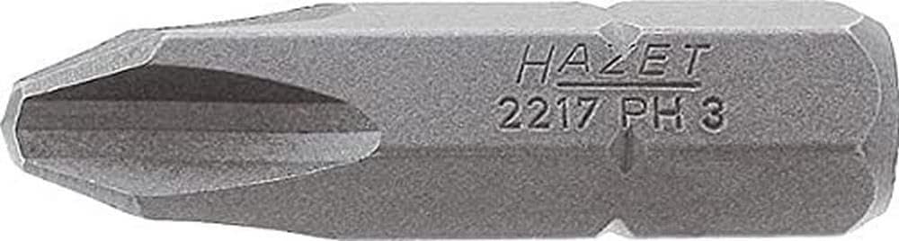 HAZET 2217-PH2 32 mm Cross Recess Profile PH Bit - Multi-Colour