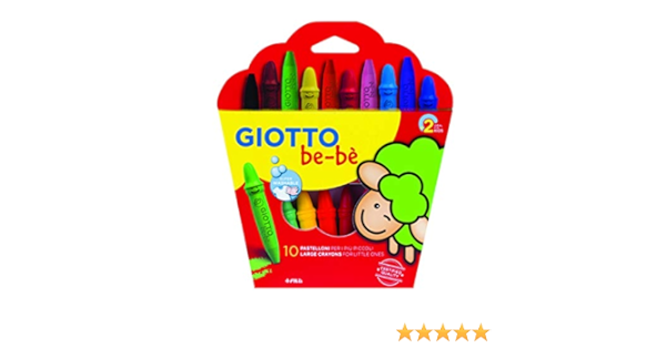 Amazon Com Cera Giotto Bebe Lavables C 10 Con Afilalapiz Toys Games