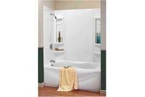 MAAX BATH FINESSE 5PC WHT TUB WALL