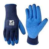 Men's Cold Weather Work Gloves, Heavyweight Knit