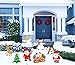 Christmas Outdoor Indoor Yard Signs Decorations -Xmas Holiday Winter Wonderland Yard Sign Outdoor Lawn Yard Decorations (Large 8 PCS)